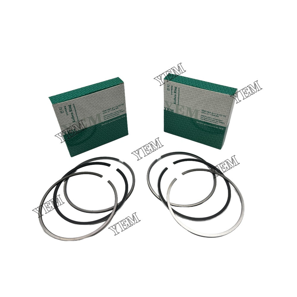 2PCS Z602 Piston Rings Set STD 72mm For Kubota H09D excavator For Kubota