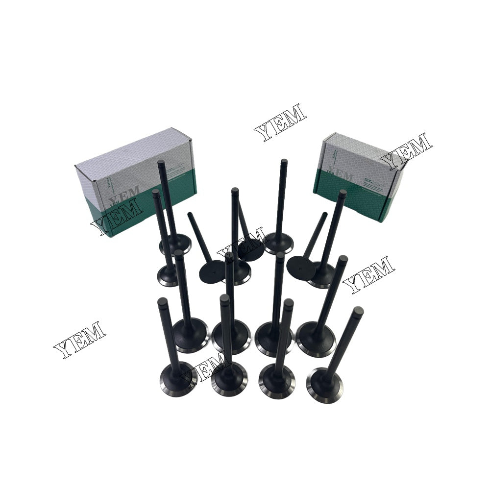 16 PCS D04F Intake Valve & Exhaust Valve Kit For Mitsubishi For Mitsubishi