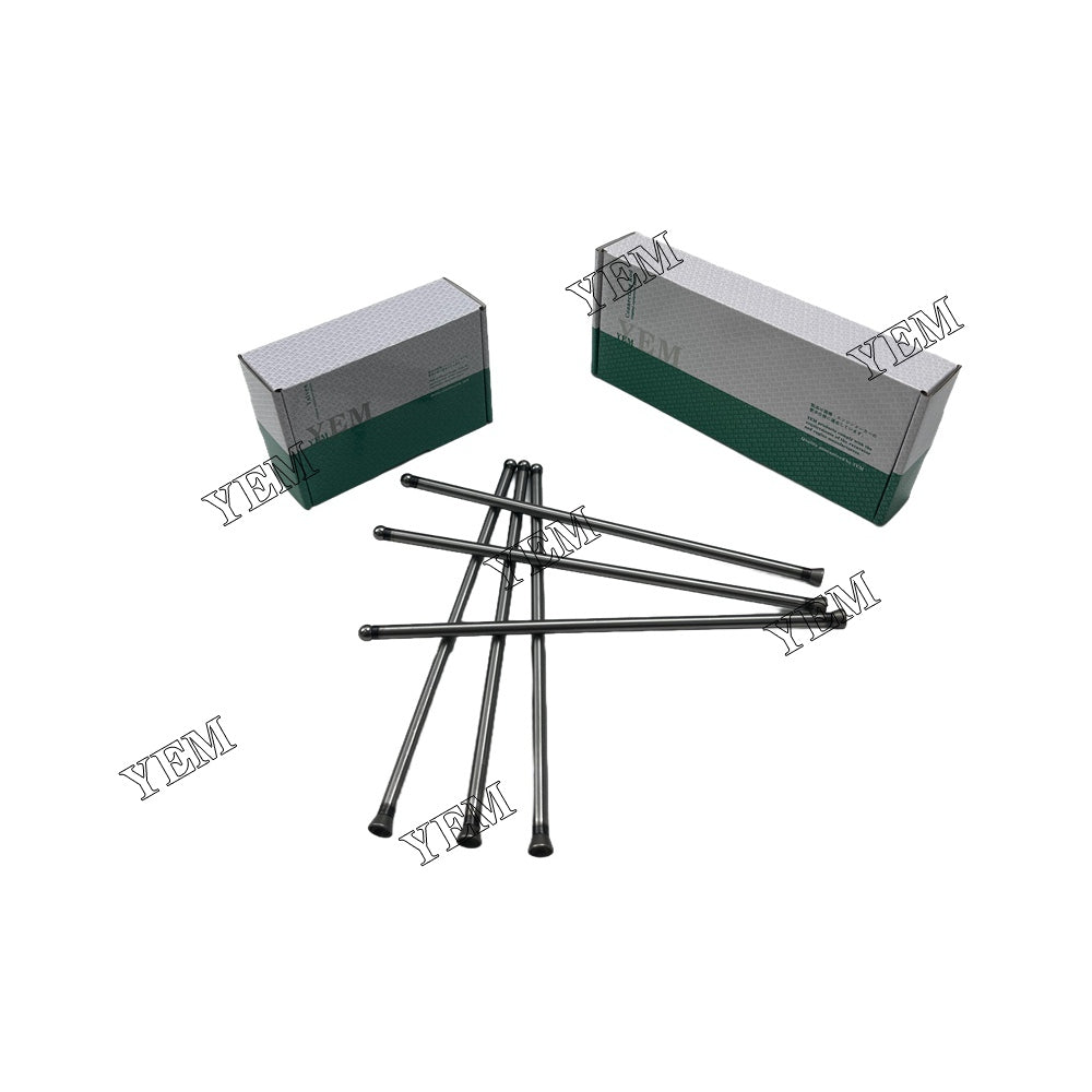 6PCS 3TNV82 Push Rod For Yanmar Valve Excavator parts For Yanmar