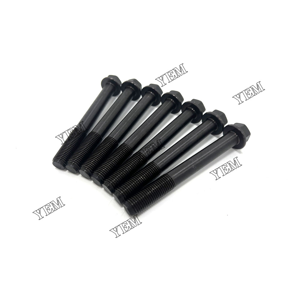 Good quality For Kubota WG1903 Head Bolt Set 7PCS installed one engine For Kubota