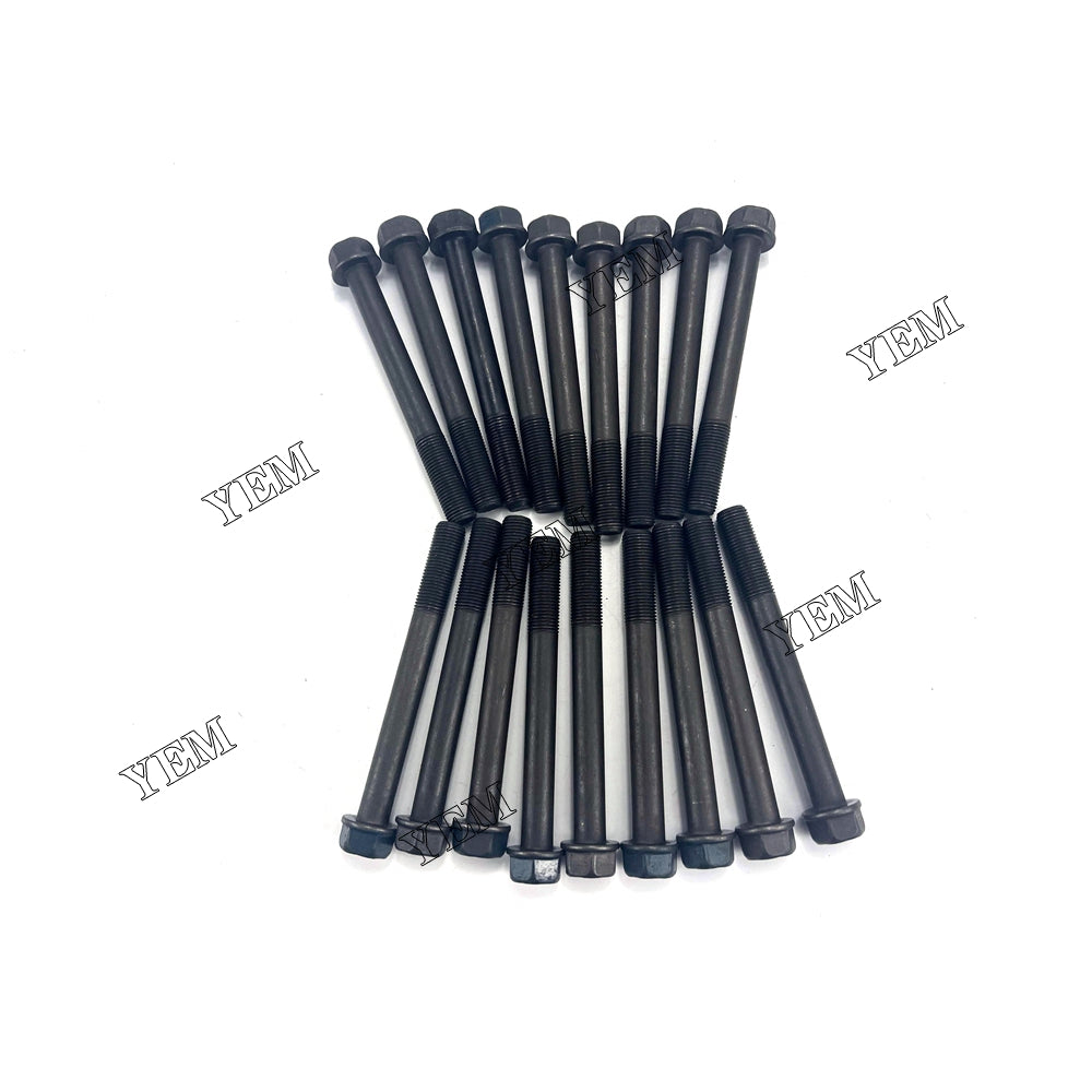 Good quality For Volvo D3.8 Head Bolt Set 1C010-03450 18PCS installed one engine For Volvo
