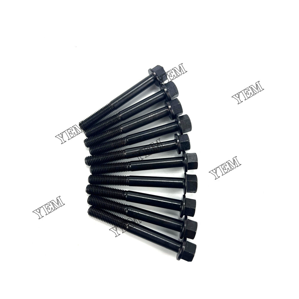 Good quality For Kubota Z402 Cylinder Head Bolt 14601-03450 10PCS installed one engine For Kubota