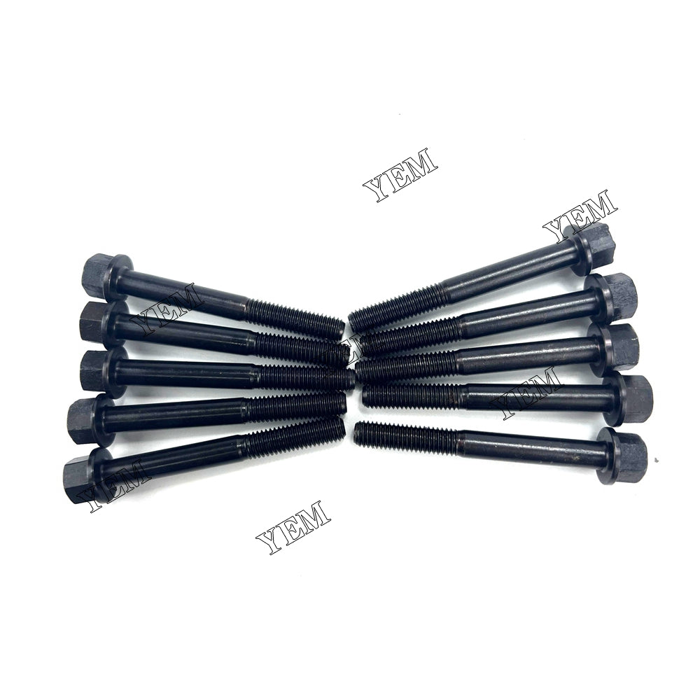 Good quality For Kubota Z482 Head Bolt Set 10PCS installed one engine For Kubota