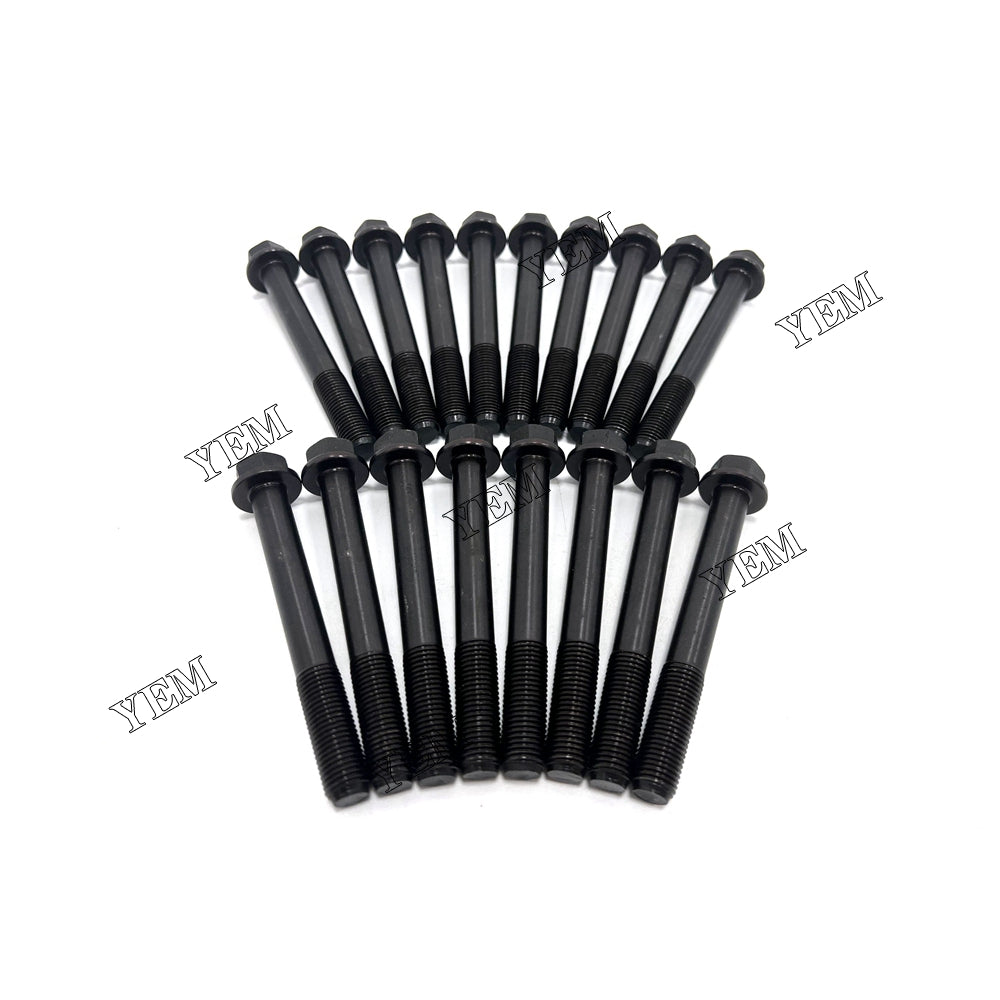 Good quality For Kubota V1205 Cylinder Head Bolt 18PCS installed one engine For Kubota