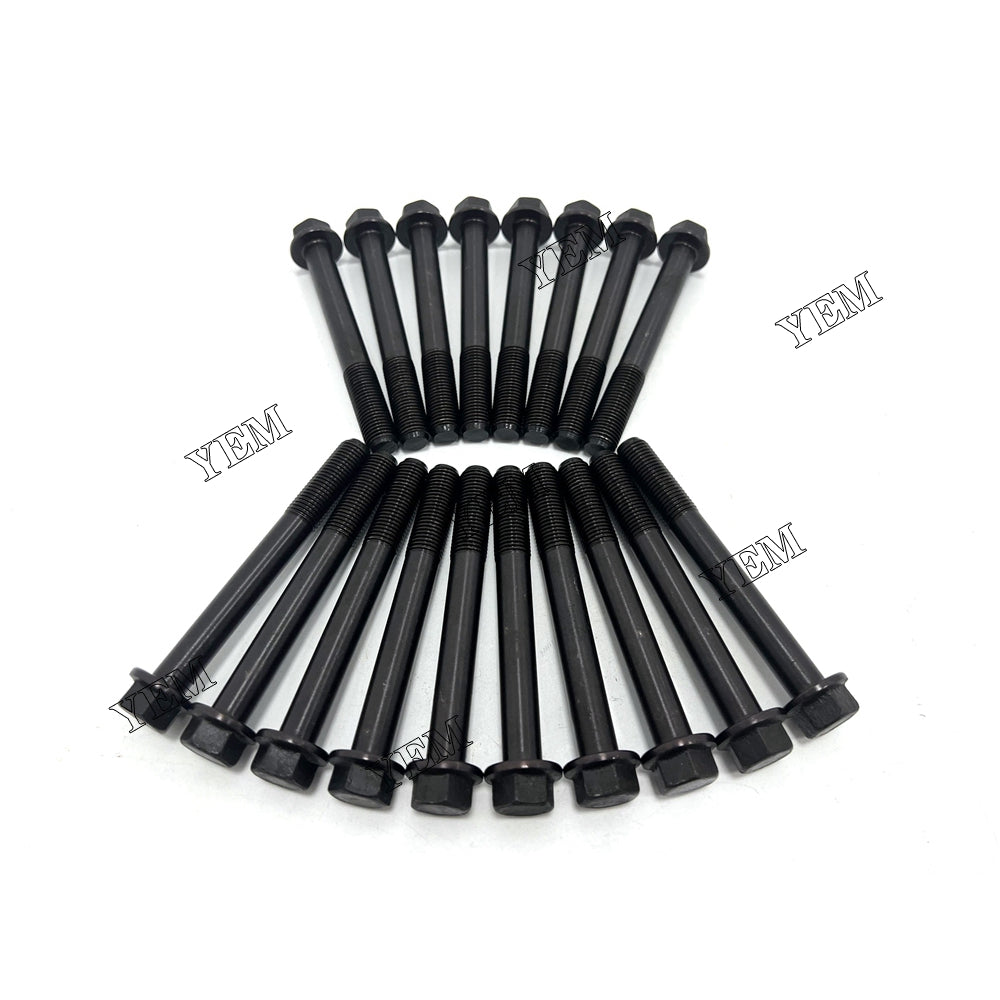 Good quality For Kubota V1505 Head Bolt Set 18PCS installed one engine For Kubota