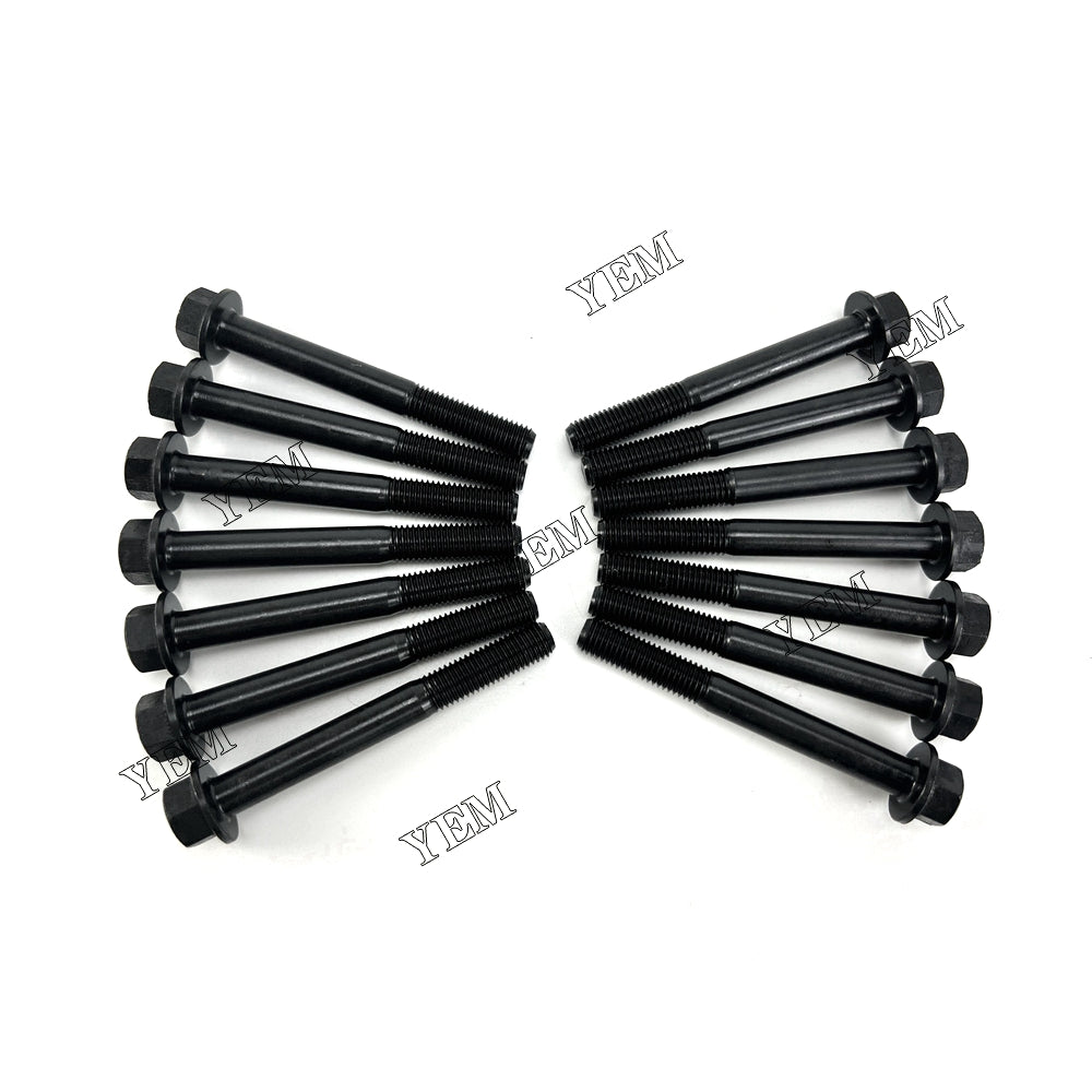 Good quality For Kubota D1305 Cylinder Head Bolt 14PCS installed one engine For Kubota