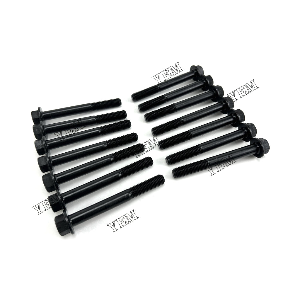 Good quality For Kubota D1105 Cylinder Head Bolt 14PCS installed one engine For Kubota