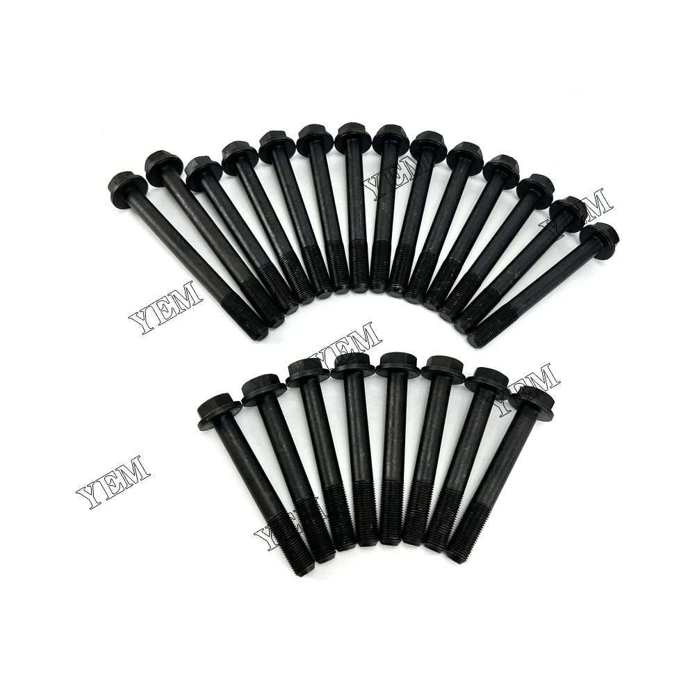 Good quality For Perkins 1004-4 Head Bolt Set 22PCS installed one engine For Perkins