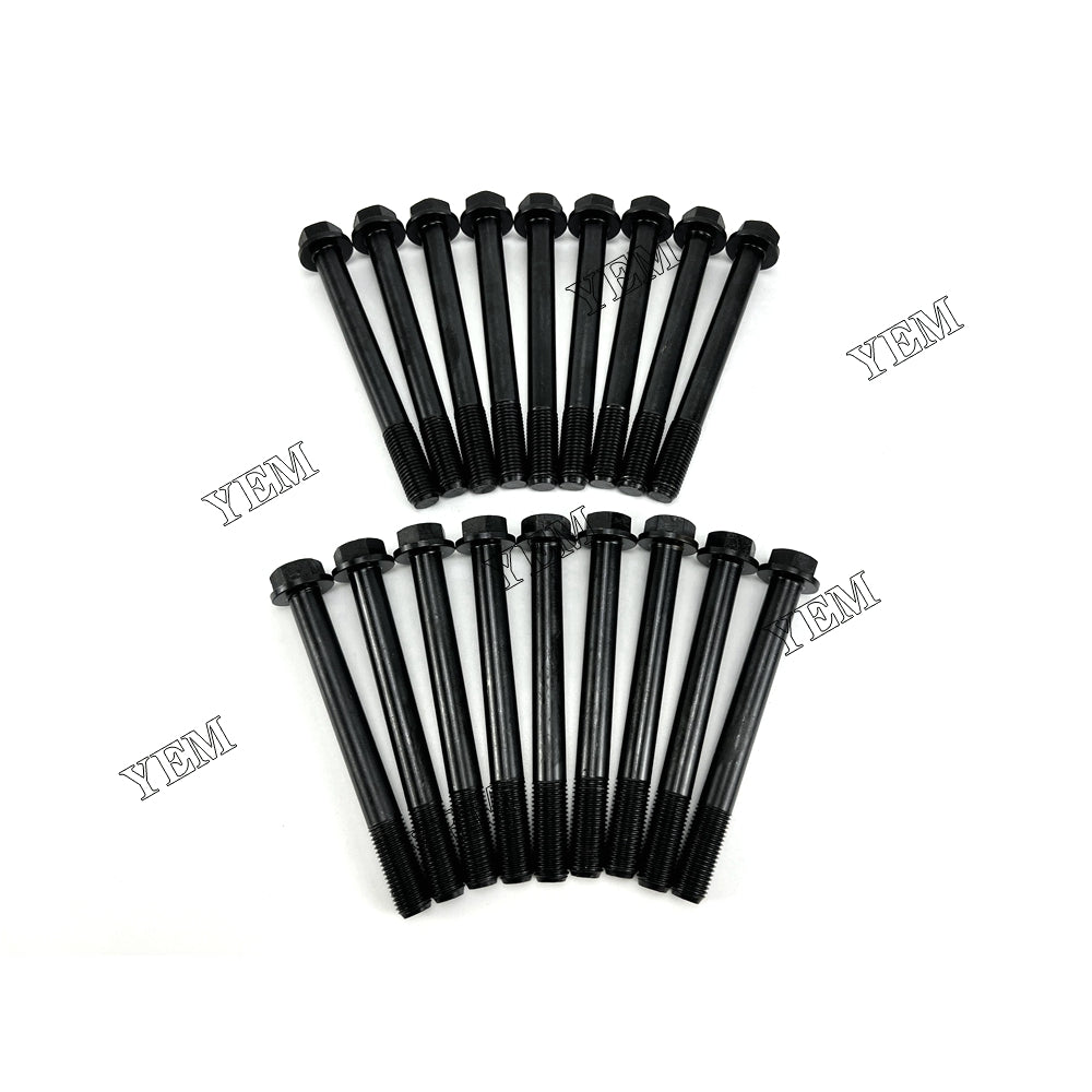 Good quality For Yanmar 4TNV106 Cylinder Head Bolt 18PCS installed one engine For Yanmar