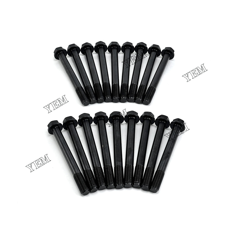 Good quality For Yanmar 4TNE106 Head Bolt Set 18PCS installed one engine For Yanmar