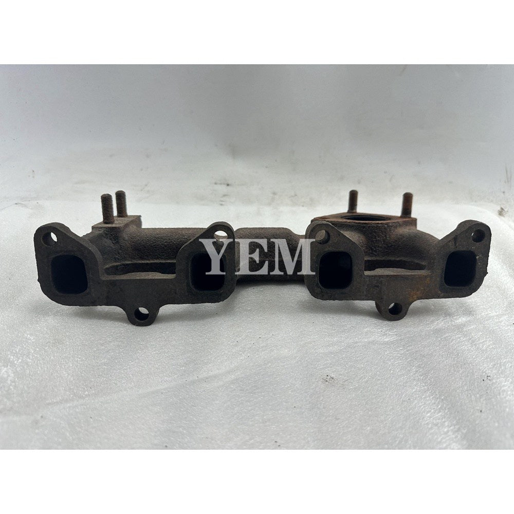 Used Exhaust Manifold For Mitsubishi K4N Engine HD205UR Excavator For Mitsubishi