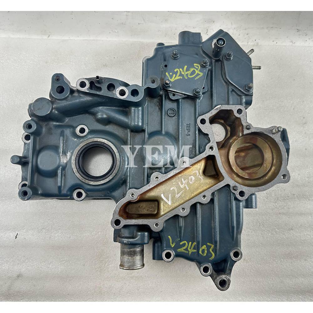 Used V2203 Timing Cover For Kubota Hyundai 20DA-7E diesel forklift