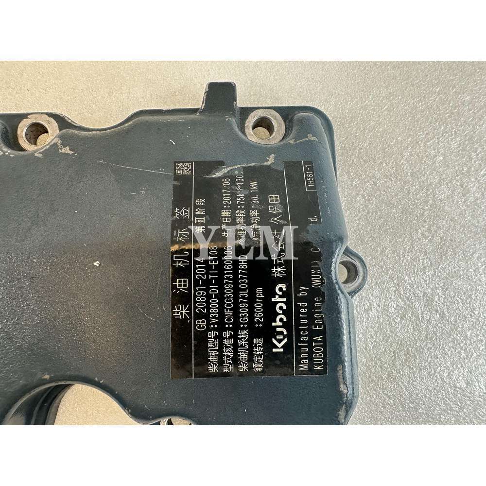 Used V3800 CR Valve Chamber Cover For Kubota V3800 CR Engine For Kubota