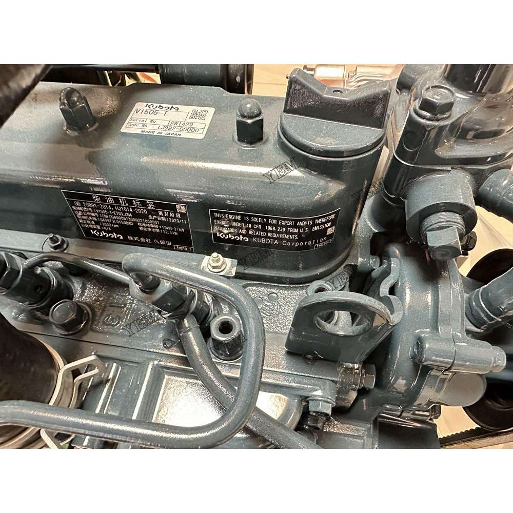 New V1505-T Engine serial number 1PW1429 For Komatsu Engine Assembly For Komatsu