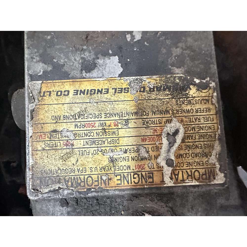 Used 4TNE88 Engine For Yanmar Engine Assembly 2500rpm 28.7kw