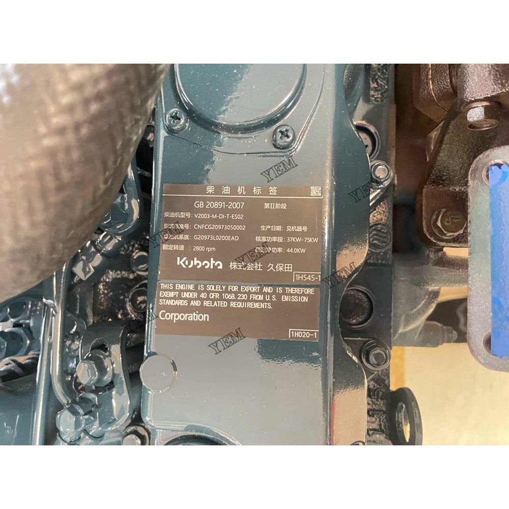 Refurbished V2003-T Engine serial number 8A0084 For Kubota Engine Assembly For Kubota