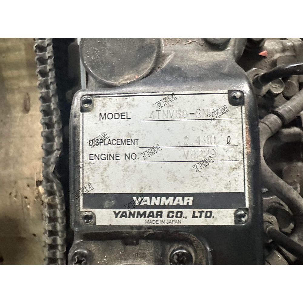 Used 4TNV88 Engine serial number V9229 For Yanmar Engine Assembly For Yanmar