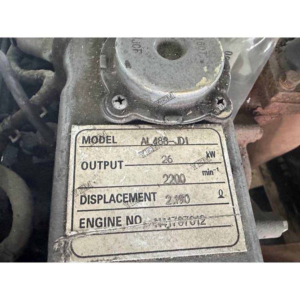 AL488/4TNV88 Engine serial number N41707012 For Yanmar Engine Assembly
