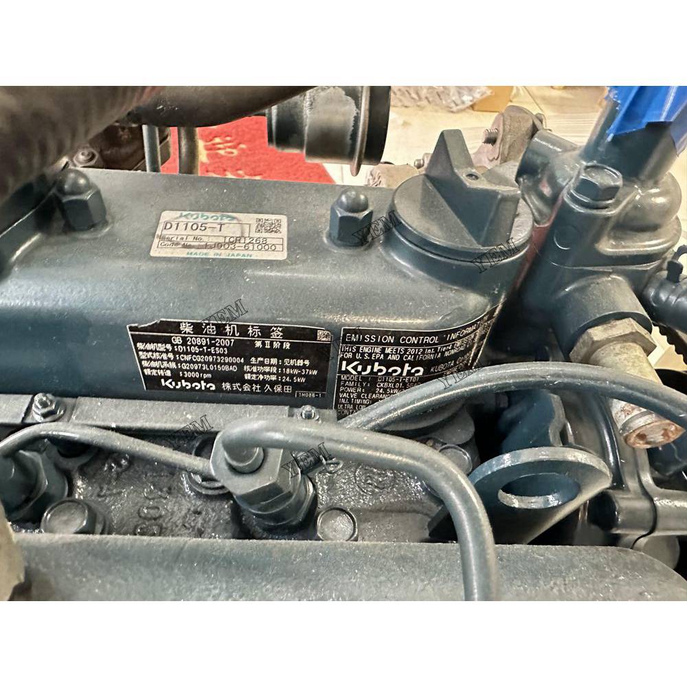D1105-T-ES03 Engine serial number 1CR1268 For Kubota Engine Assembly For Kubota