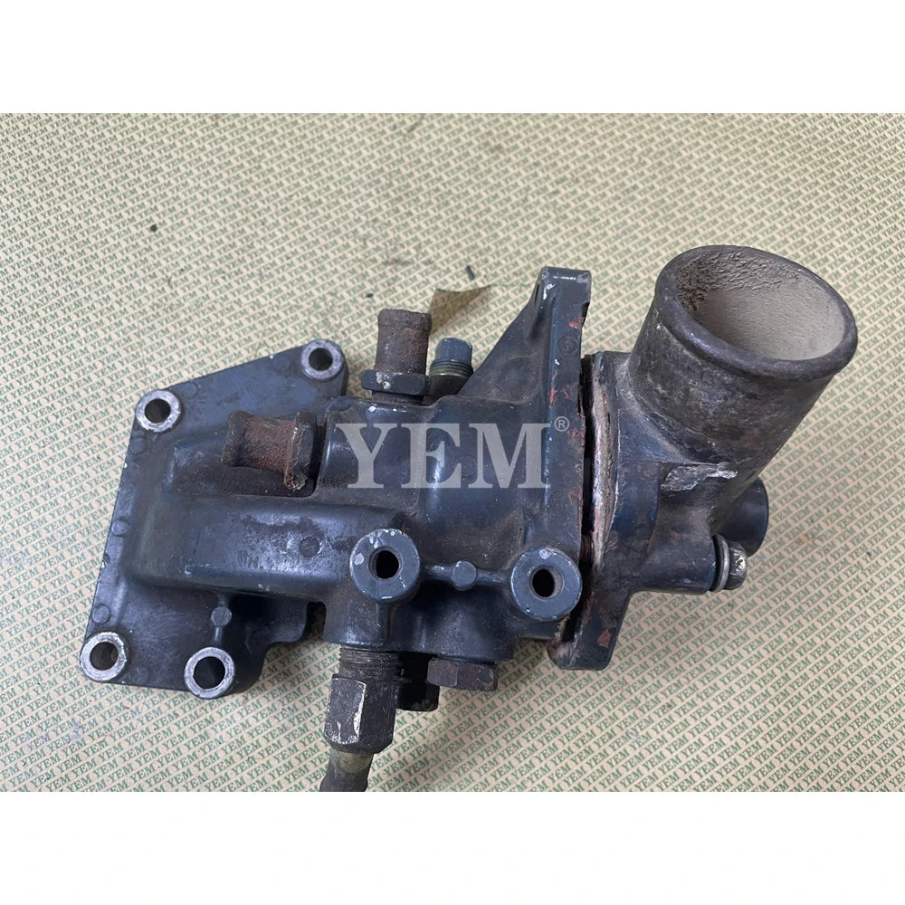 USED V3800 THERMOSTAT HOUSING FOR KUBOTA DIESEL ENGINE SPARE PARTS For Kubota
