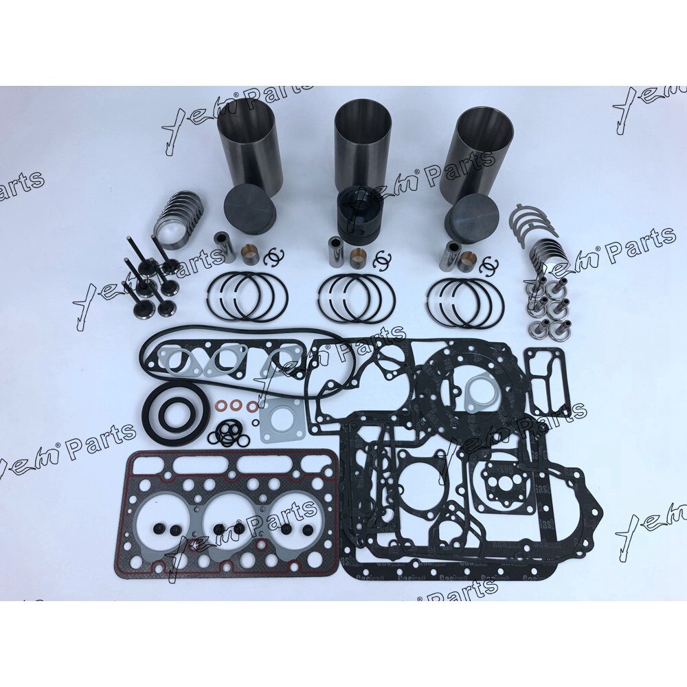 D1102 OVERHAUL REPAIR KIT WITH PISTON RING FULL GASKET SET BEARING VALVESS FOR KUBOTA DIESEL ENGINE PARTS For Kubota