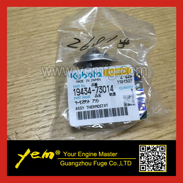 V1505 THERMOSTAT 19434-73014 FOR KUBOTA DIESEL ENGINE PARTS For Kubota