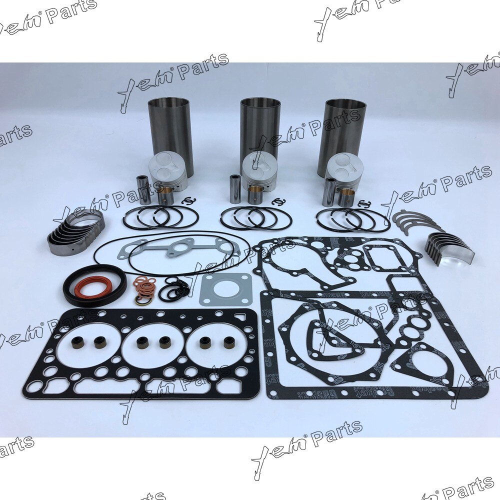 D722 REPAIR KIT LINER KIT + BEARINGS + FULL GASKET KIT FOR KUBOTA DIESEL ENGINE PARTS For Kubota