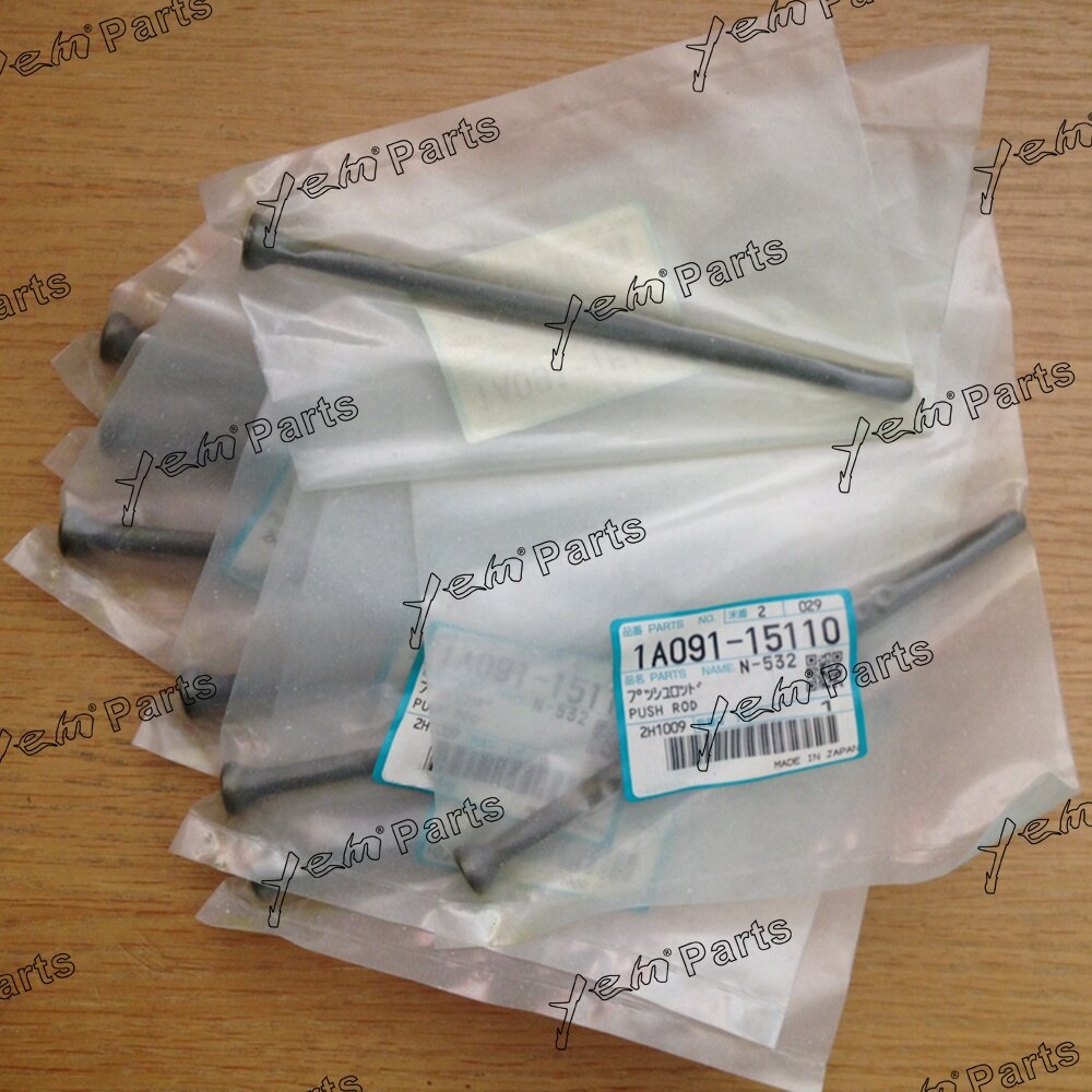 V2003 PUSHER ROD 1A091-15110 FOR KUBOTA DIESEL ENGINE PARTS For Kubota