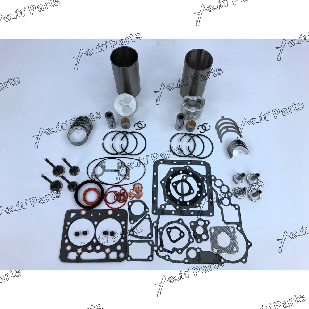 Z482 REPAIR KIT PISTON +PISTON RING + BEARINGS+ FULL GASKET SET+ VALVES FOR KUBOTA DIESEL ENGINE PARTS For Kubota