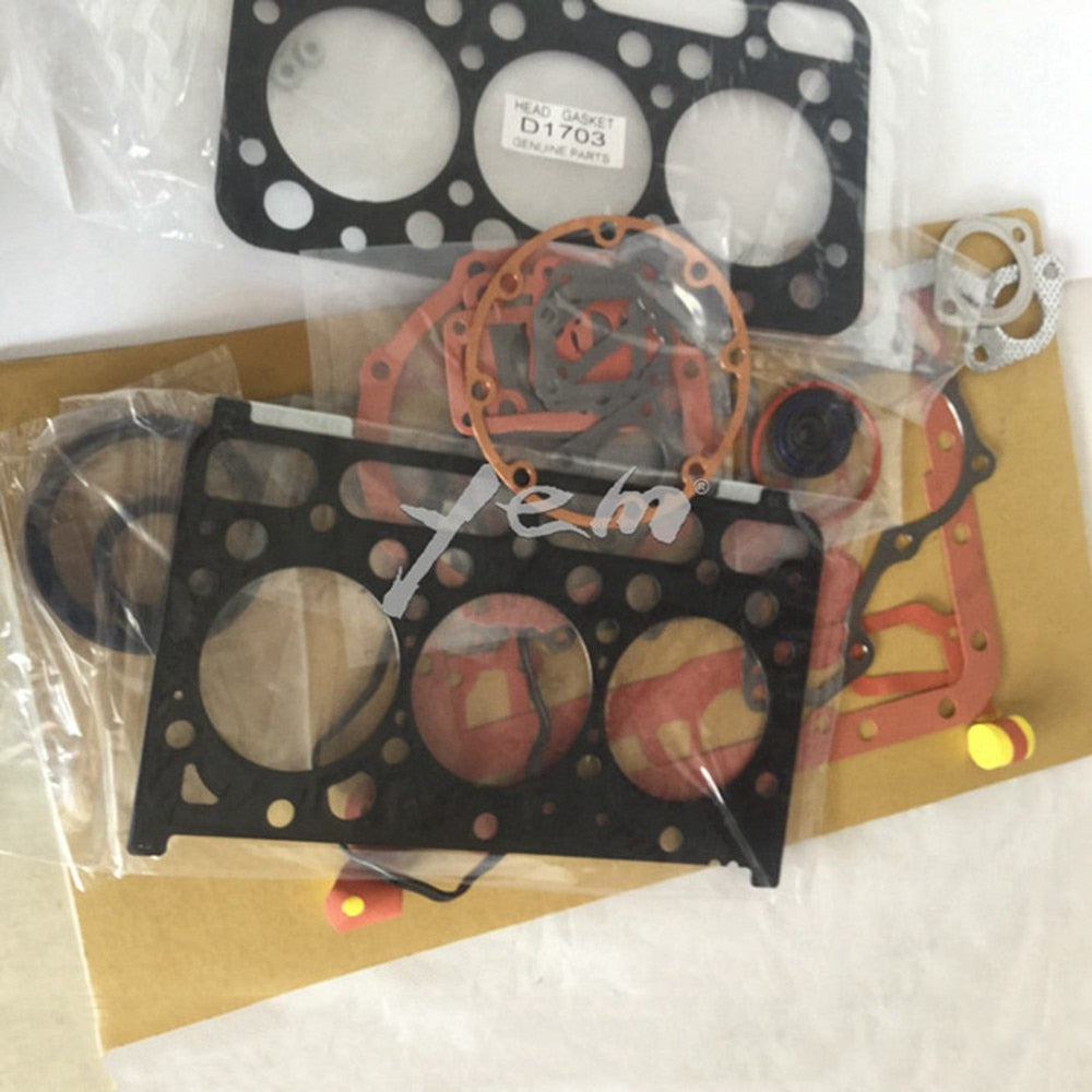 D1703 FULL GASKET SET FOR KUBOTA DIESEL ENGINE PARTS For Kubota