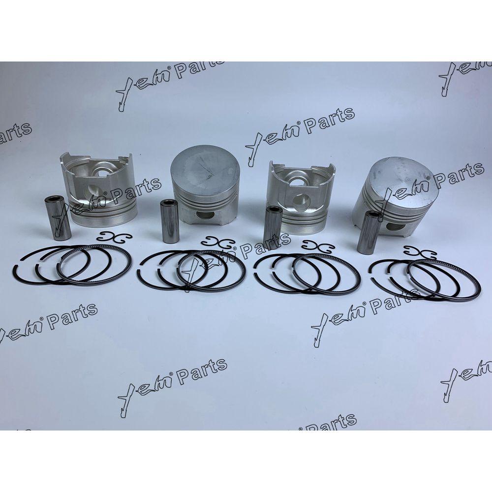 V1902 CYLINDER PISTON + PISTON RINGS +0.5 FOR KUBOTA DIESEL ENGINE PARTS For Kubota