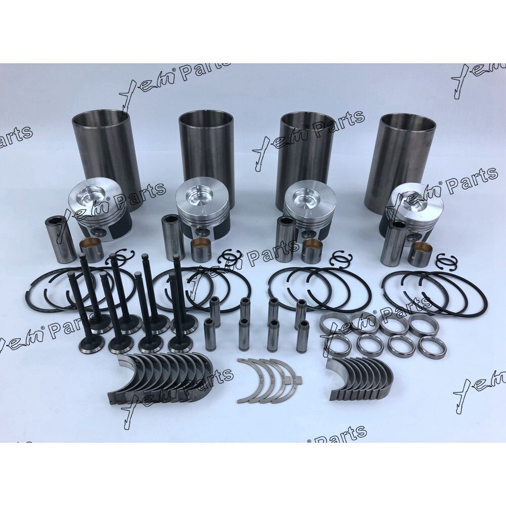 K4E K4E-DI REPAIR KIT PISTON PISTON RING CYLINDER LINER GASKET SET FOR MITSUBISHI DIESEL ENGINE PARTS For Mitsubishi
