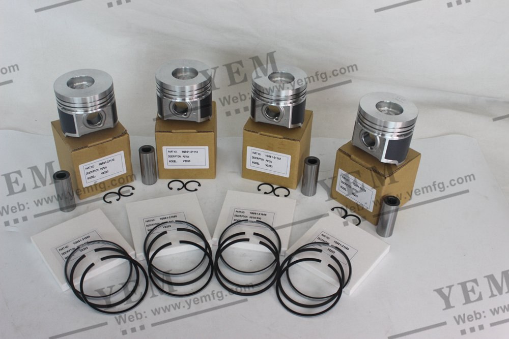 V2203 V2403 1G861-21110 PISTON+ PISTON RING FOR KUBOTA DIESEL ENGINE PARTS For Kubota