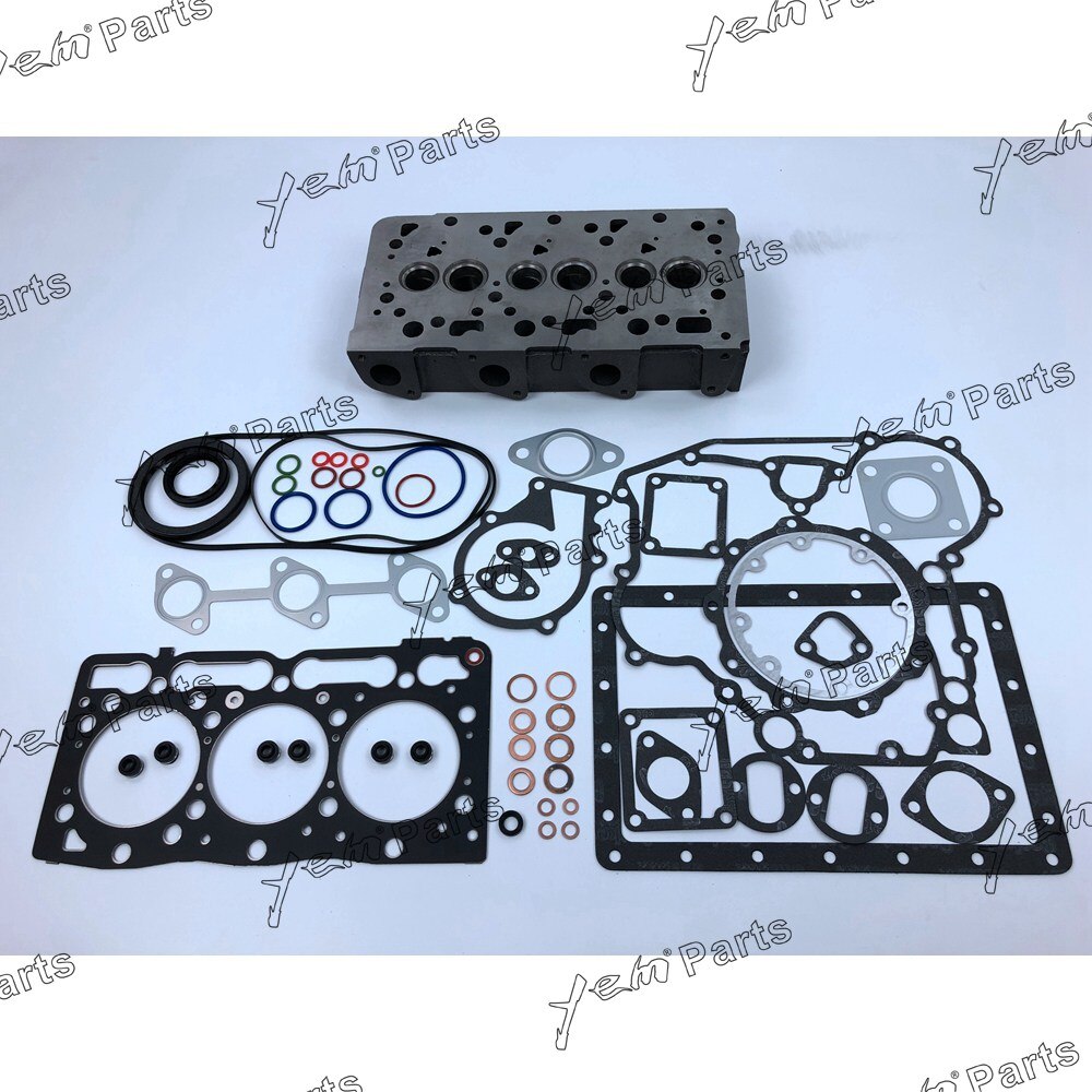 D1005 CYLINDER HEAD WITH FULL GASKET SET FOR KUBOTA DIESEL ENGINE PARTS For Kubota