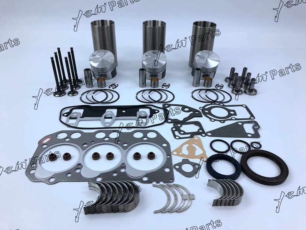 3TNA72 REPAIR KIT PISTON +PISTON RING + CYLINDER LINER + BEARINGS + FULL GASKET SET FOR YANMAR DIESEL ENGINE PARTS For Yanmar