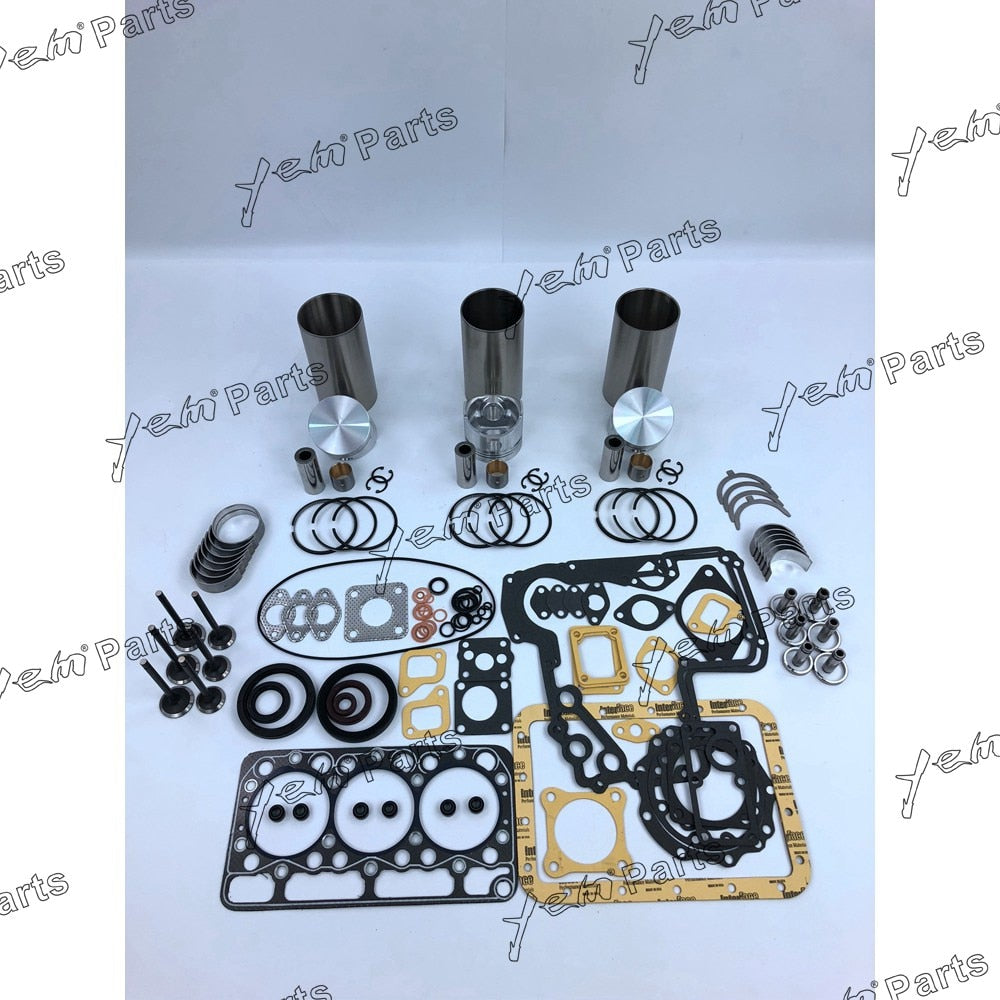 D950 REPAIR KIT PISTON + PISTON RING + LINER+ CRANKSHAFT BEARING +CON ROD BEARING + GASKET SET FOR KUBOTA DIESEL ENGINE PARTS For Kubota