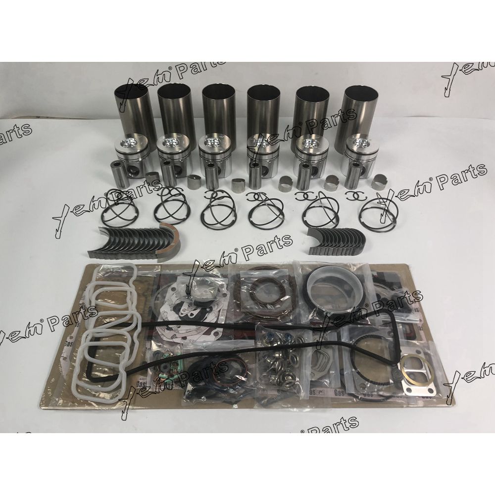 6BT5.9L OVERHAUL REPAIR KIT WITH PISTON RING FULL GASKET SET BEARING VALVES FOR CUMMINS DIESEL ENGINE PARTS For Cummins