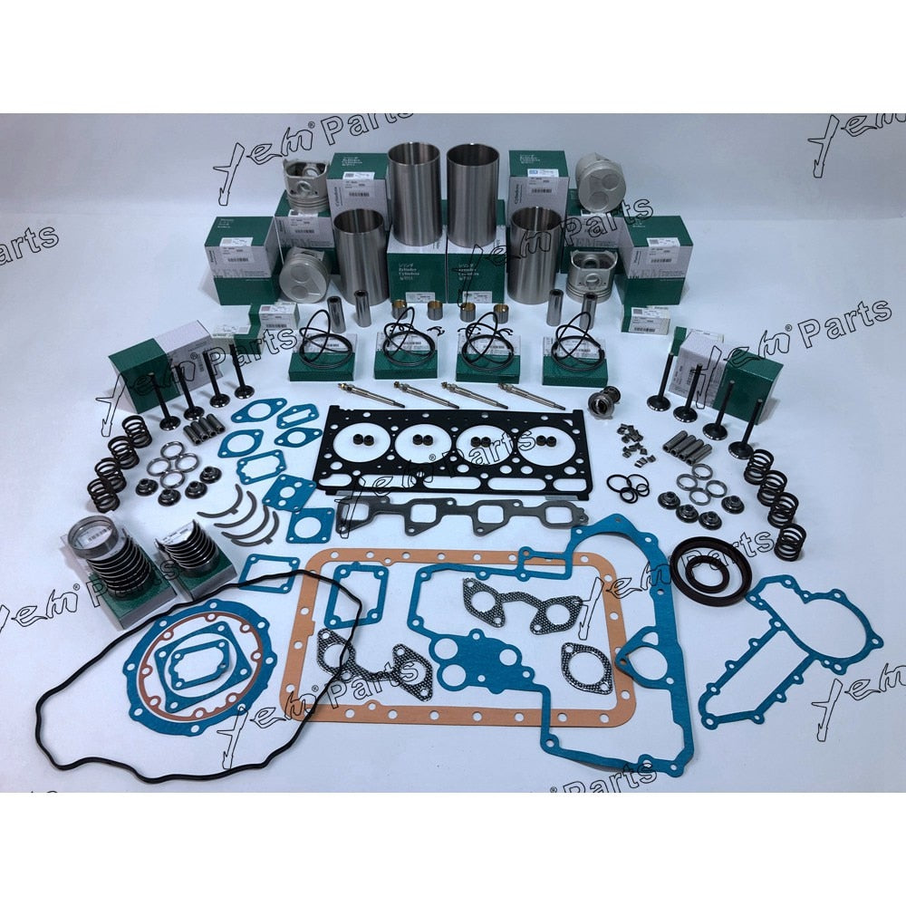 V2003 OVERHAUL REPAIR KIT WITH PISTON RING FULL GASKET SET BEARING VALVESS FOR KUBOTA DIESEL ENGINE PARTS For Kubota