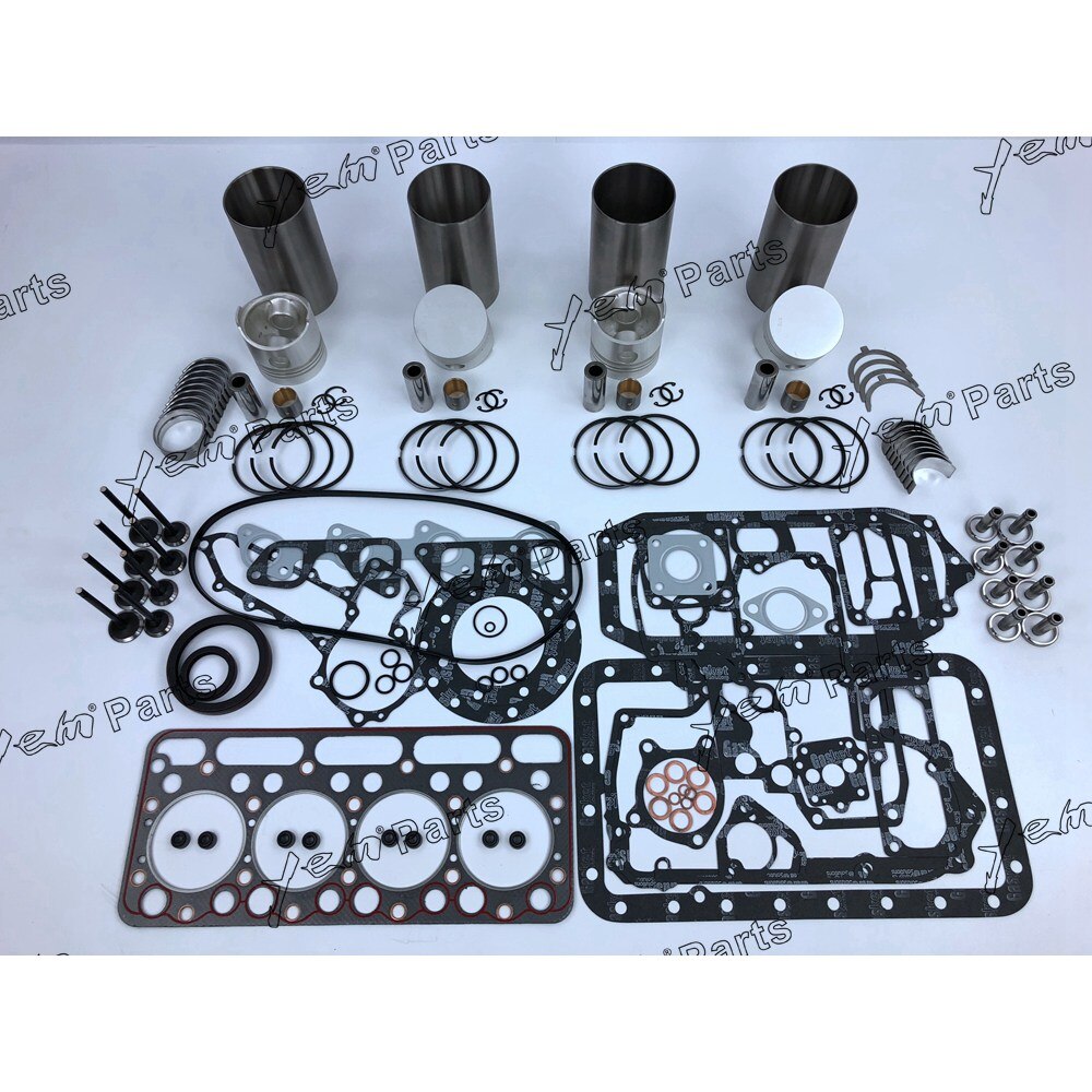 V1702 REPAIR KIT PISTON BEARING FULL GASKET SET FOR KUBOTA DIESEL ENGINE PARTS For Kubota