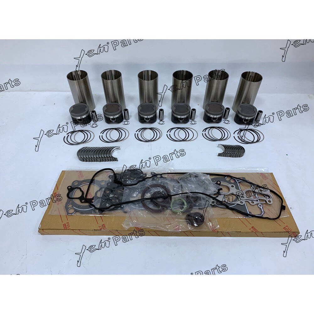 1FZ OVERHAUL REPAIR KIT WITH PISTON RING FULL GASKET SET BEARING VALVESS FOR TOYOTA DIESEL ENGINE PARTS For Toyota