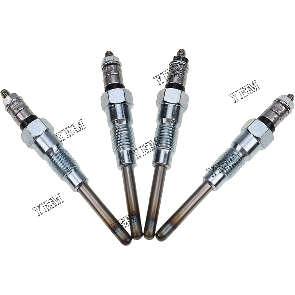 YEM Engine Parts 4Pcs Glow Plugs For Bobcat 751 753 763 773 7753 S160 S175 S185 B330 BL370 BL470 For Bobcat