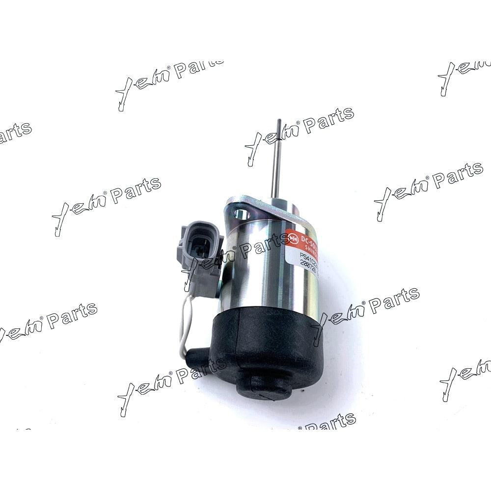 YEM Engine Parts For Kubota D722 B7410D RTV900R Shut Off Solenoid 16851-60014 Bobcat 453 Skid Steer For Kubota