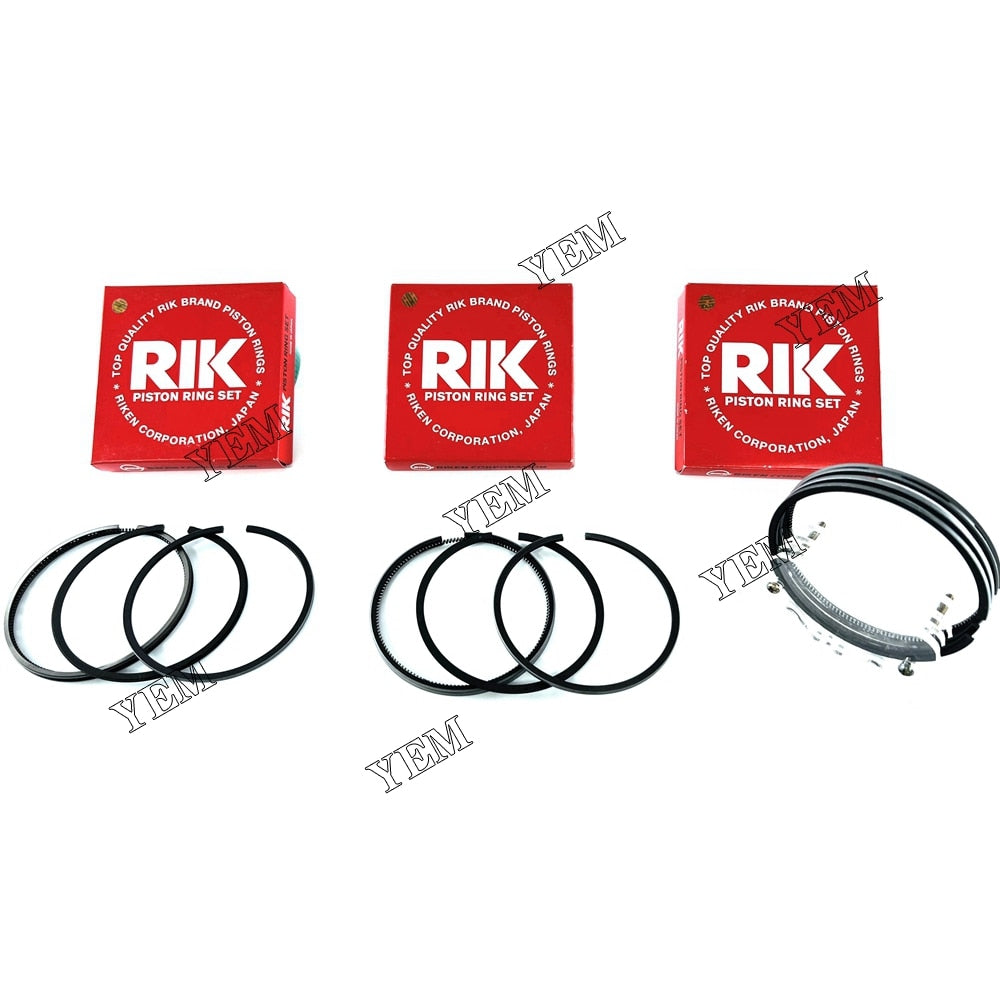YEM Engine Parts Piston Ring Set For Nissan SD16 Takeuchi TW65 Loader IH274 IH284 Tractor For Nissan