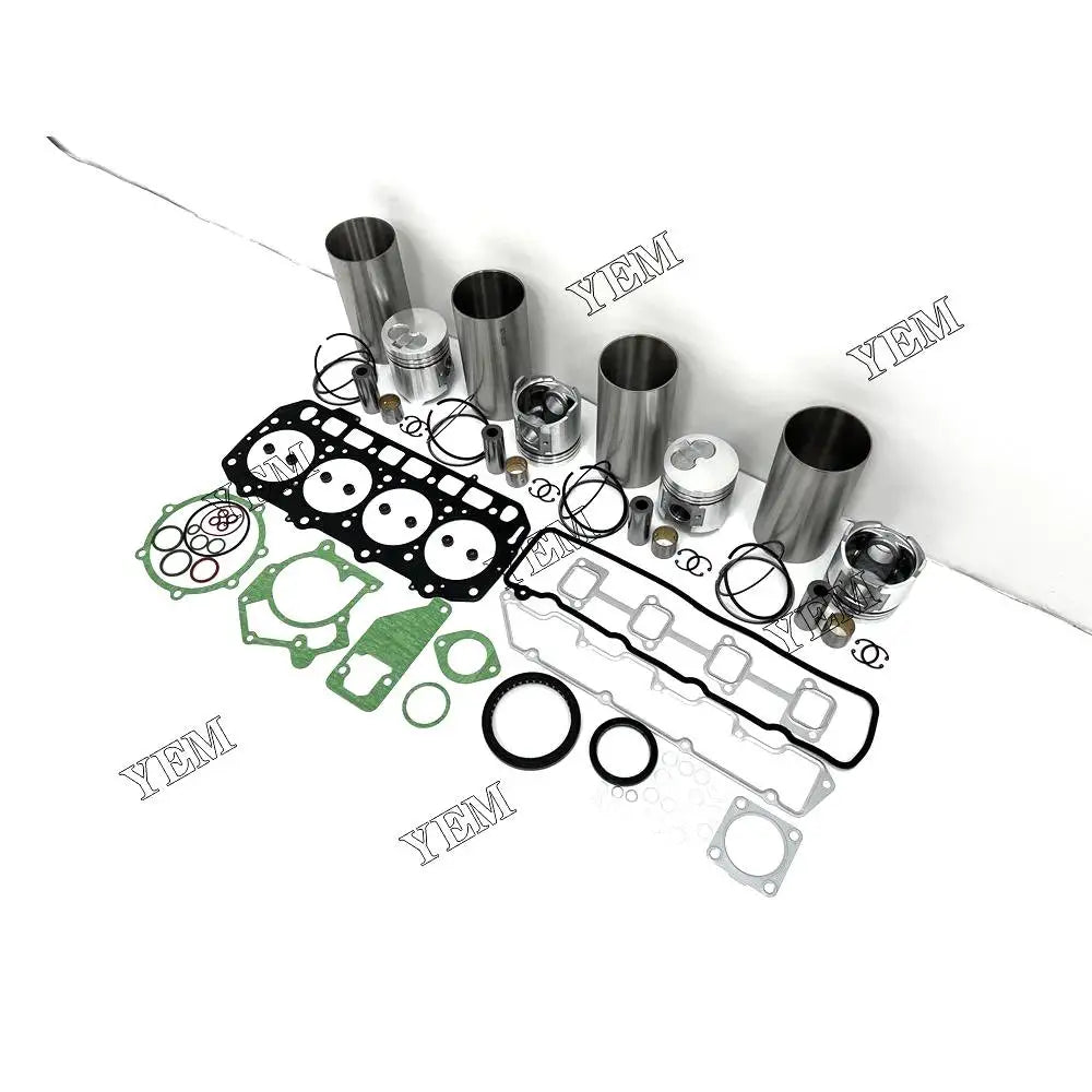 1 year warranty For Yanmar Engine Rebuilding Kit With Full Gasket Set Cylinder Piston Rings Liner 4D94E engine Parts YEMPARTS