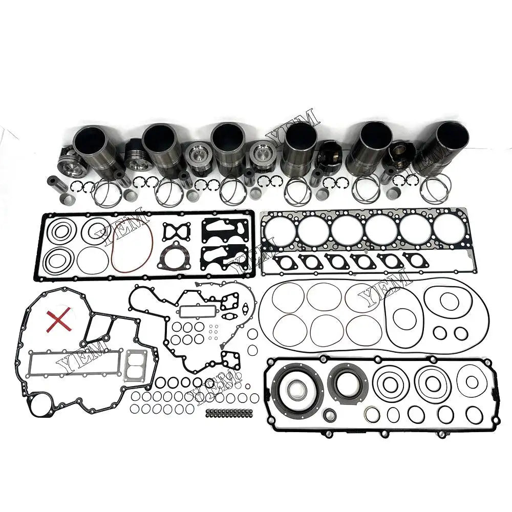 6X High performanceOverhaul Kit With Gasket Set For Caterpillar C11 Engine YEMPARTS