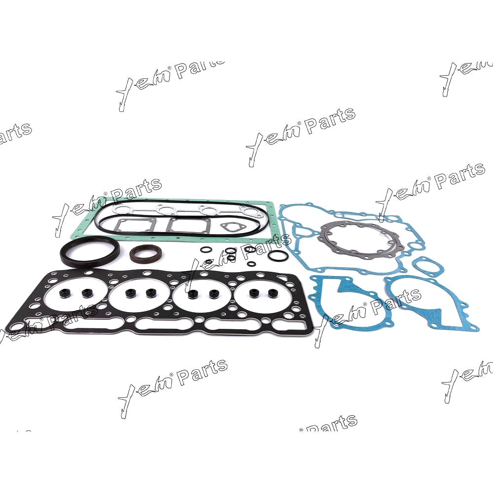 YEM Engine Parts STD Full Gasket Set Overhaul Gasket Kit For Kubota Tractor V1305 Engine For Kubota