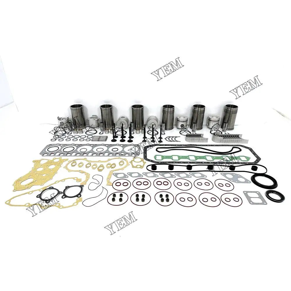 6X High performanceOverhaul Rebuild Kit With Gasket Set Bearing-Valve Train For Nissan FD6 Engine YEMPARTS