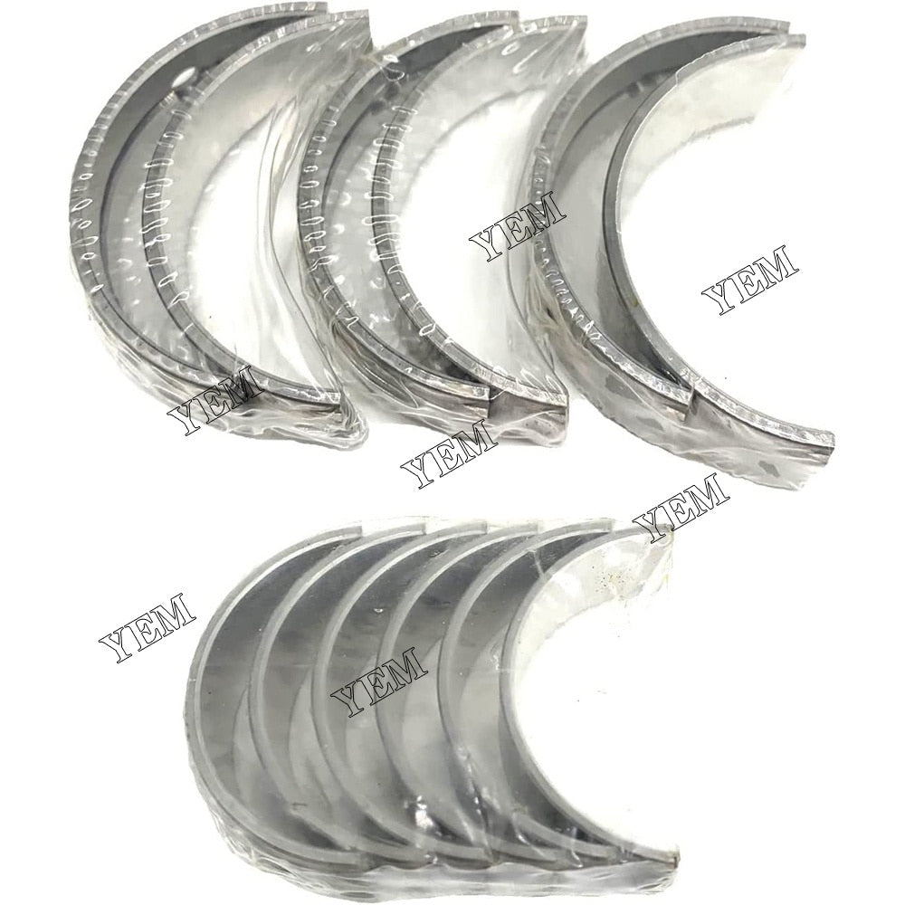 YEM Engine Parts Oversize +0.2MM Crankshaft Bearing & Con Rod Bearing For Kubota V2607 V2607T For Kubota