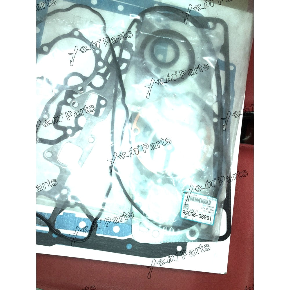 YEM Engine Parts Full Gasket Set 1E013-03312 For Kubota V2203 V2203T Engine For Kubota