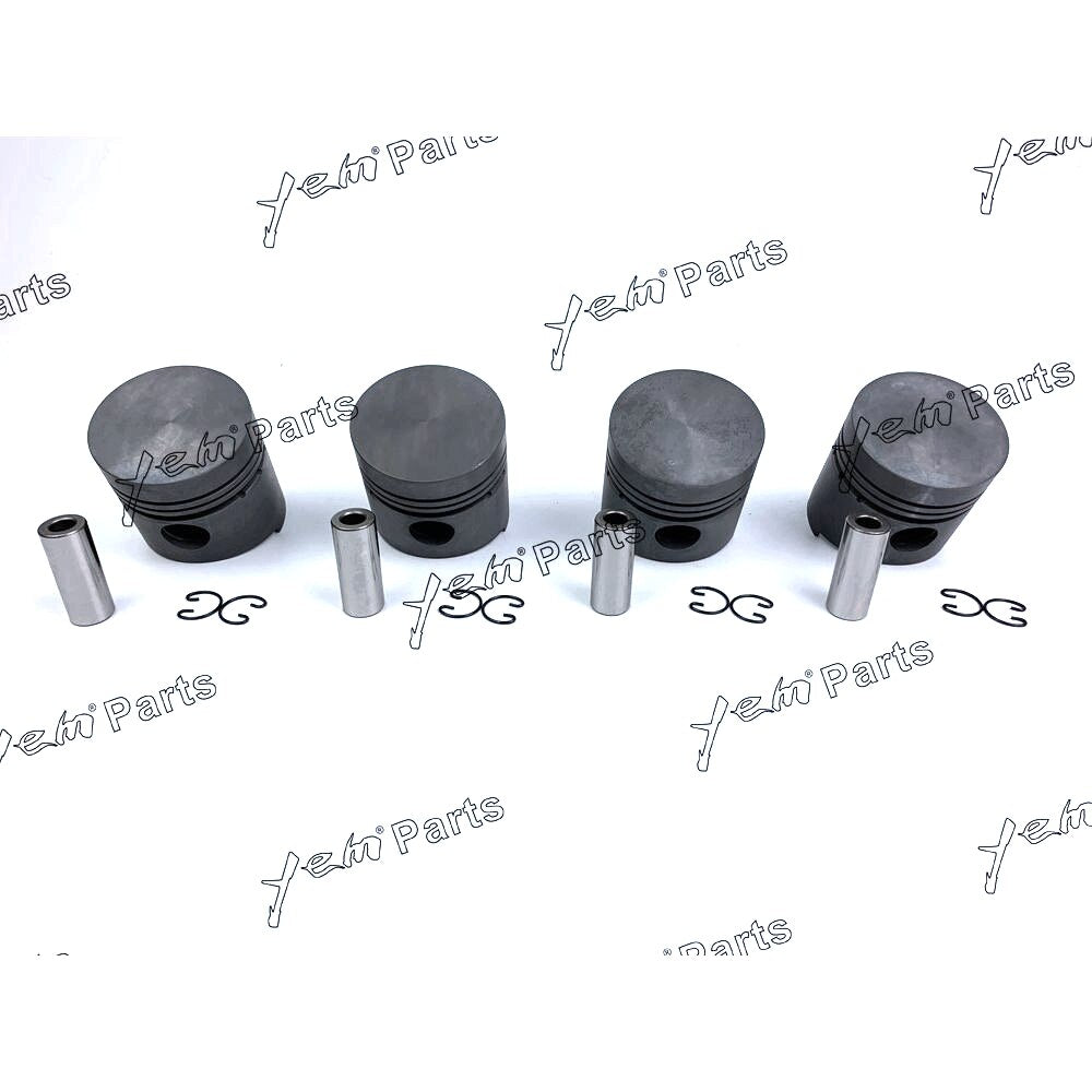 YEM Engine Parts Piston Set STD 76mm For Kubota V1502 x4 PCS Engine Parts For Kubota